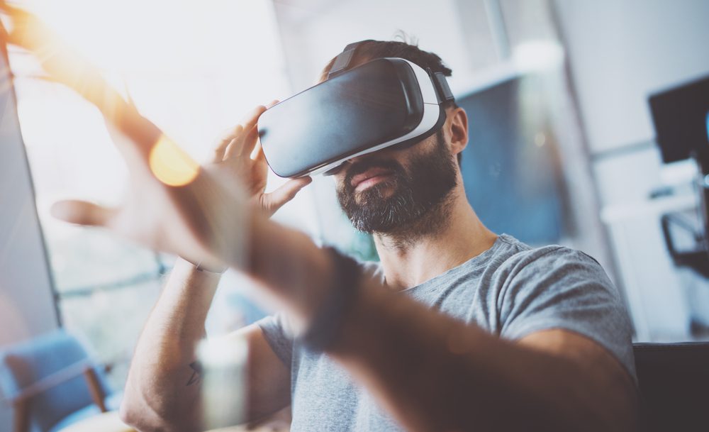 How does VR integrate into business simulations?