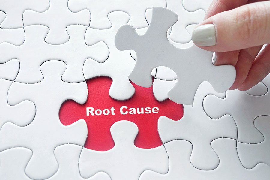 Root case analysis jigsaw puzzle