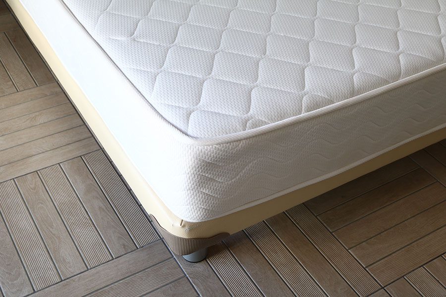 A white mattress