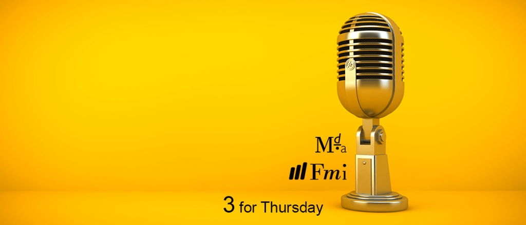 Podcast mic with yellow background