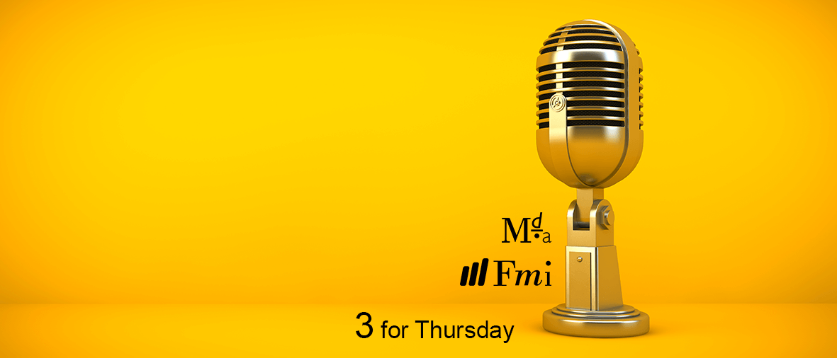 Podcast series – 3 for Thursday
