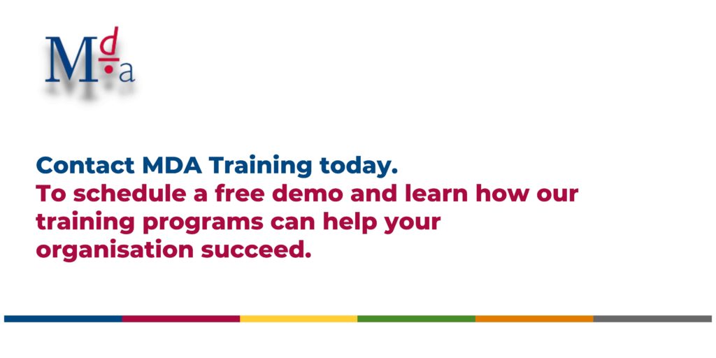 Contact MDA Training today to schedule a free demo | MDA Training 