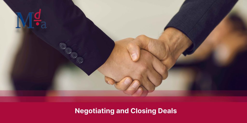 Negotiating and Closing Deals | MDA Training 