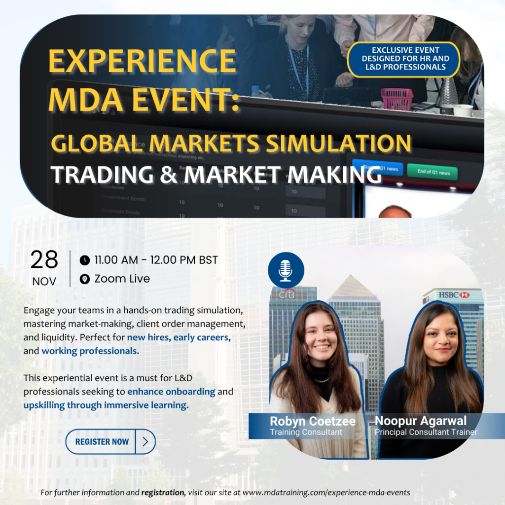 ExperienceMDA Event: Global Markets Simulation: Trading & Market Making