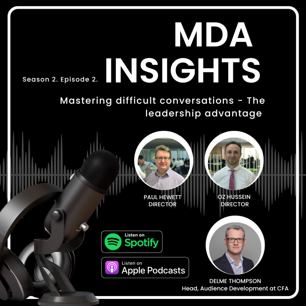 Mastering difficult conversations - The leadership advantage | MDA Training