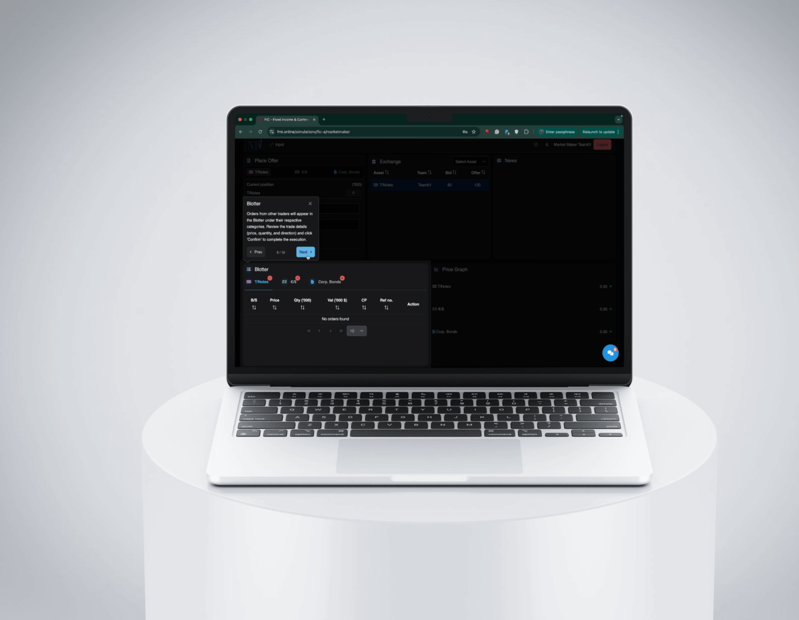 Trading simulation | MDA Training ?>